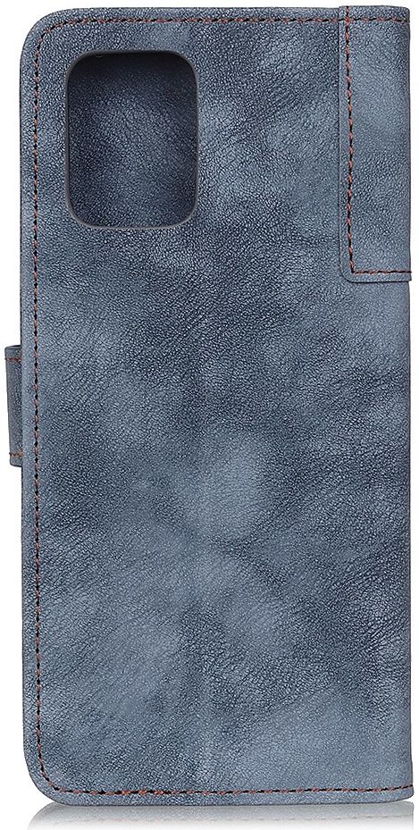 Samsung Galaxy A71 Book Case Kunst Leer Blauw afbeelding 10