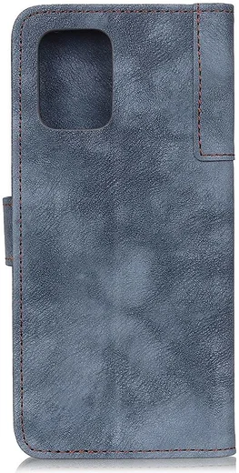 Samsung Galaxy A71 Book Case Kunst Leer Blauw afbeelding 10