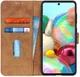 Samsung Galaxy A71 Book Case Kunst Leer Bruin afbeelding 1