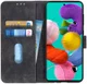 Samsung Galaxy A51 Hoesje Wallet Bookcase Leer Shell Zwart afbeelding 1