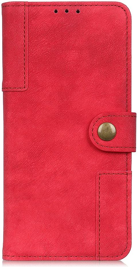 Samsung Galaxy A51 Hoesje Wallet Bookcase Leer Shell Rood afbeelding 2