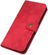 Samsung Galaxy A51 Hoesje Wallet Bookcase Leer Shell Rood afbeelding 5