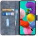 Samsung Galaxy A51 Hoesje Wallet Bookcase Leer Shell Blauw afbeelding 1