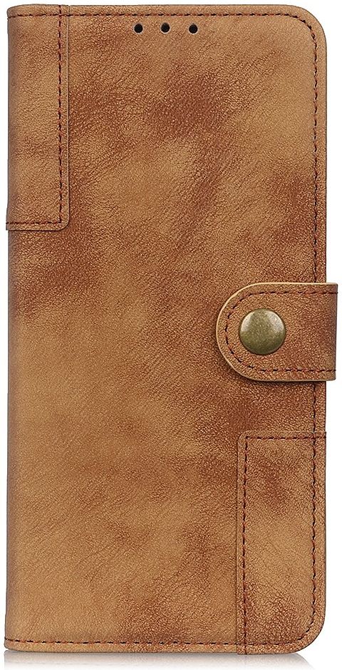 Samsung Galaxy S20 Ultra Hoesje Retro Style Wallet Book Case Bruin afbeelding 2