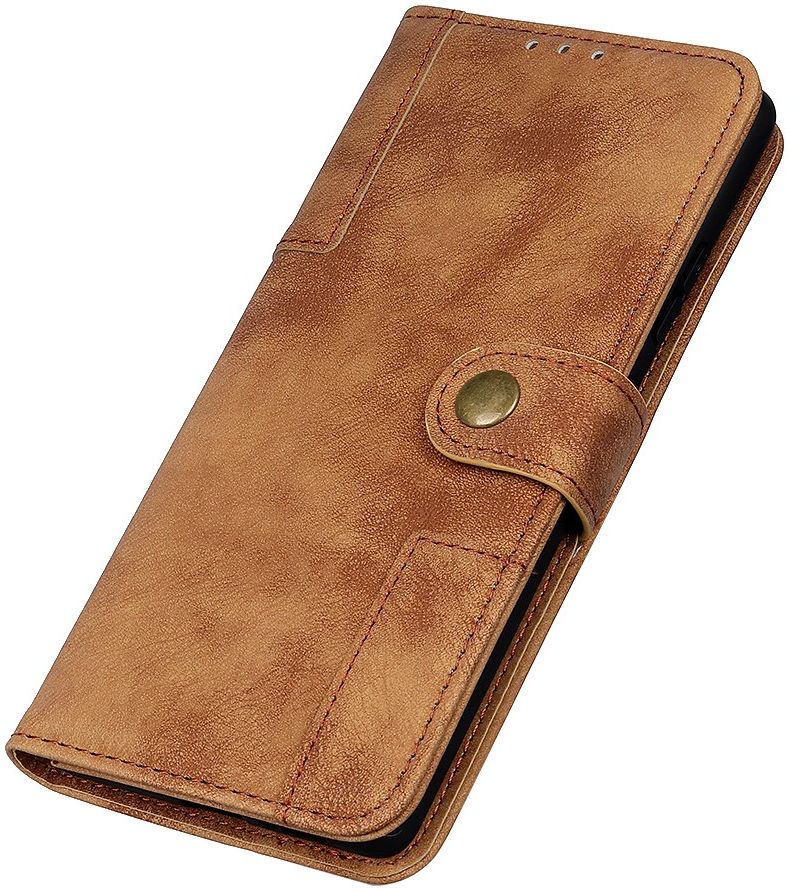 Samsung Galaxy S20 Ultra Hoesje Retro Style Wallet Book Case Bruin afbeelding 7