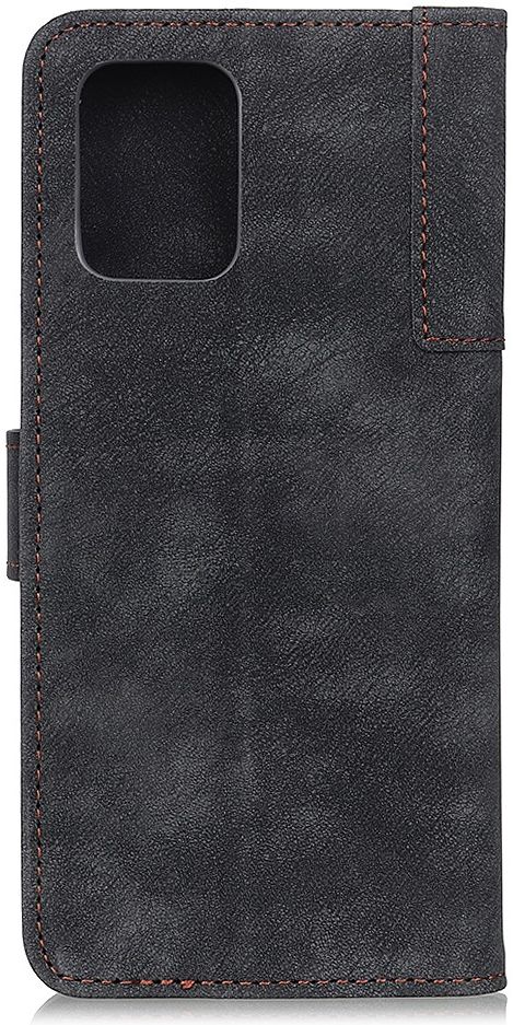 Samsung Galaxy S20 Plus Hoesje Retro Style Wallet Book Case Zwart afbeelding 5