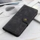Samsung Galaxy S20 Plus Hoesje Retro Style Wallet Book Case Zwart afbeelding 10