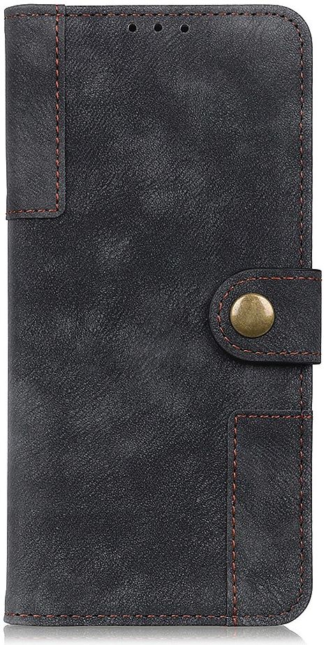 Samsung Galaxy S20 Plus Hoesje Retro Style Wallet Book Case Zwart afbeelding 2