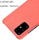 Samsung Galaxy S20 Kunstleren Hoesje met Krokodil Textuur Rood afbeelding 4