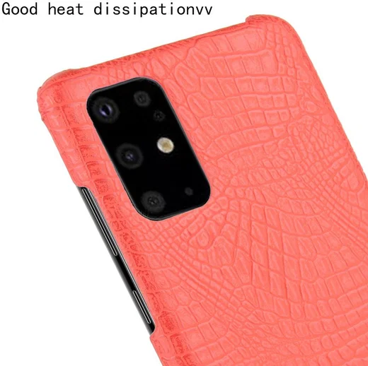 Samsung Galaxy S20 Kunstleren Hoesje met Krokodil Textuur Rood afbeelding 5