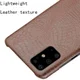 Samsung Galaxy S20 Kunstleren Hoesje met Krokodil Textuur Bruin afbeelding 4