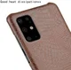 Samsung Galaxy S20 Kunstleren Hoesje met Krokodil Textuur Bruin afbeelding 5