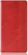 Samsung Galaxy S10 Lite Hoesje Vintage Wallet Kunst Leer Rood afbeelding 1