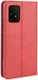 Samsung Galaxy S10 Lite Hoesje Vintage Wallet Kunst Leer Rood afbeelding 8