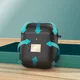 Apple Airpods 1/2 Luxe Kunstlederen Hoesje Blauw afbeelding 7