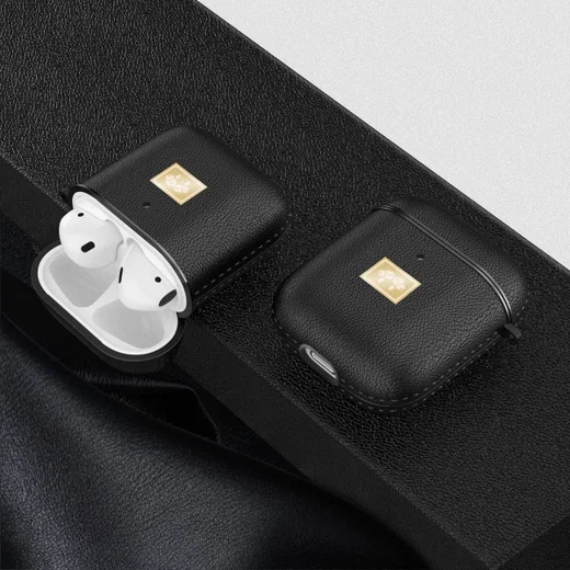 Apple Airpods 1/2 Luxe Kunstlederen Hoesje Groen afbeelding 10