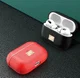 Apple Airpods Pro Luxe Kunstlederen Hoesje Rood afbeelding 8