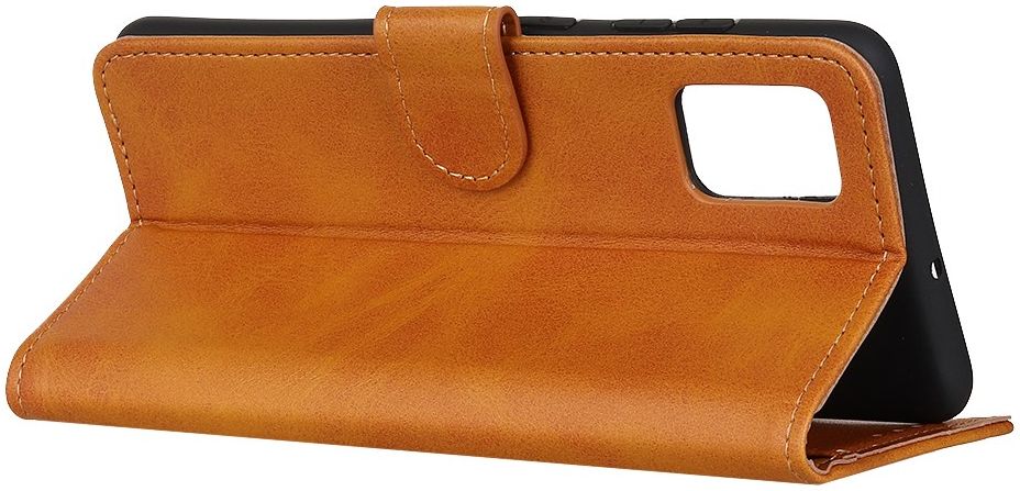 Samsung Galaxy A41 Wallet Stand Case Bruin afbeelding 5