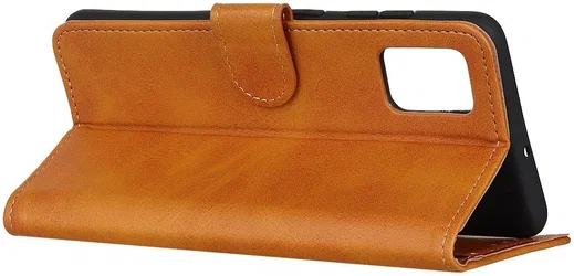 Samsung Galaxy A41 Wallet Stand Case Bruin afbeelding 5