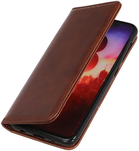 Sony Xperia 1 II Portemonnee Stand Hoesje Coffee afbeelding 6