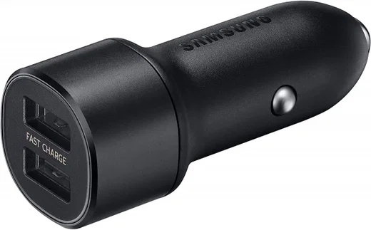Originele Samsung Duo 15W Fast Charge Autolader met Combo Kabel Zwart afbeelding 3
