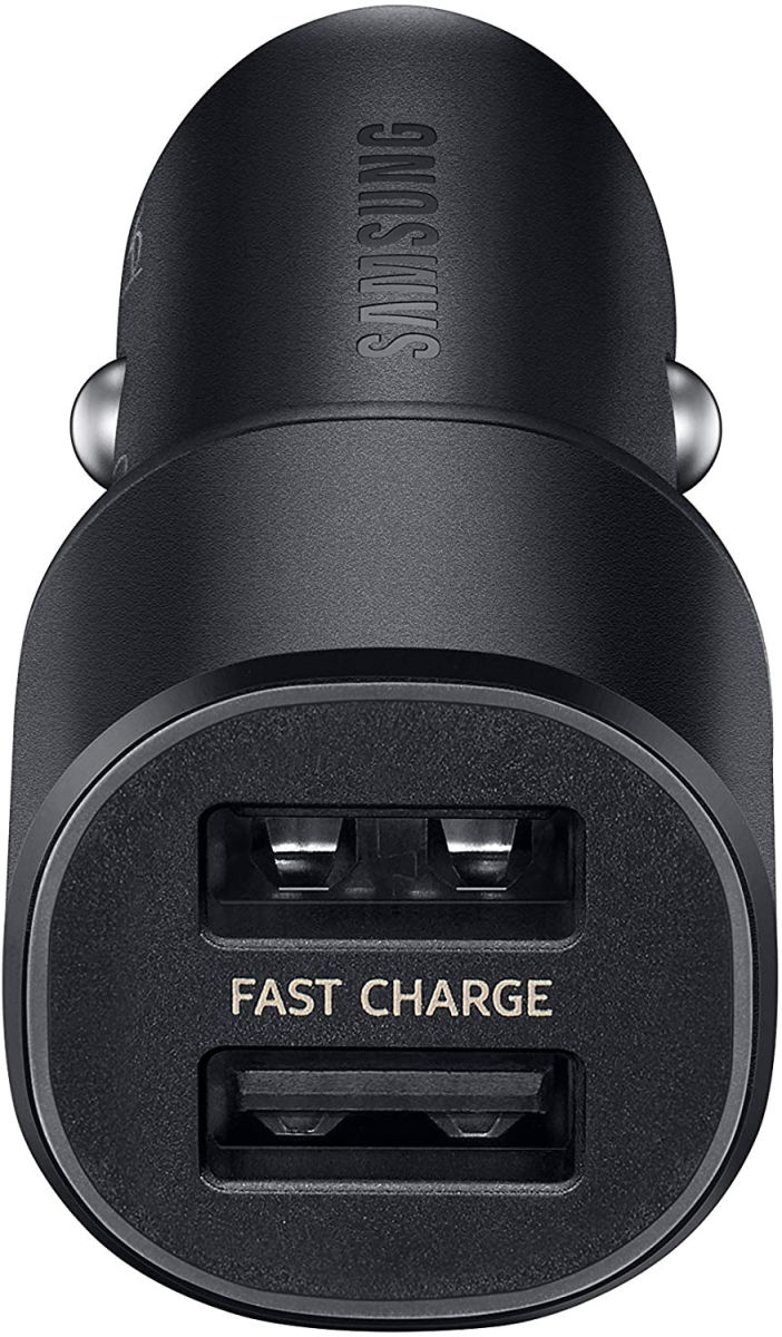 Originele Samsung Duo 15W Fast Charge Autolader met Combo Kabel Zwart afbeelding 4
