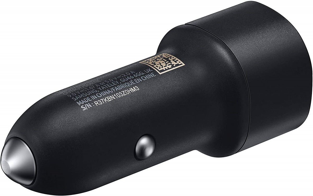 Originele Samsung Duo 15W Fast Charge Autolader met Combo Kabel Zwart afbeelding 5