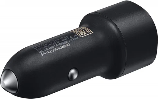 Originele Samsung Duo 15W Fast Charge Autolader met Combo Kabel Zwart afbeelding 5