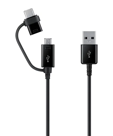 Originele Samsung Duo 15W Fast Charge Autolader met Combo Kabel Zwart afbeelding 7