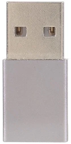 Universele USB-A naar USB-C Converter/Adapter Grijs afbeelding 3