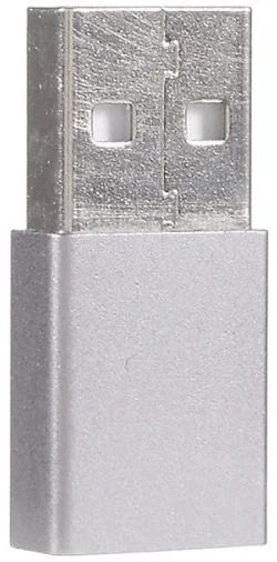 Universele USB-A naar USB-C Converter/Adapter Grijs afbeelding 4