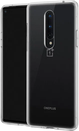 Originele OnePlus Bumper Case OnePlus 8 Hoesje Siliconen Transparant afbeelding 1