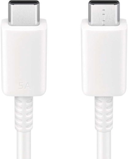 Originele Samsung USB-C naar USB-C Kabel 1 Meter 100W / 5A Wit afbeelding 2