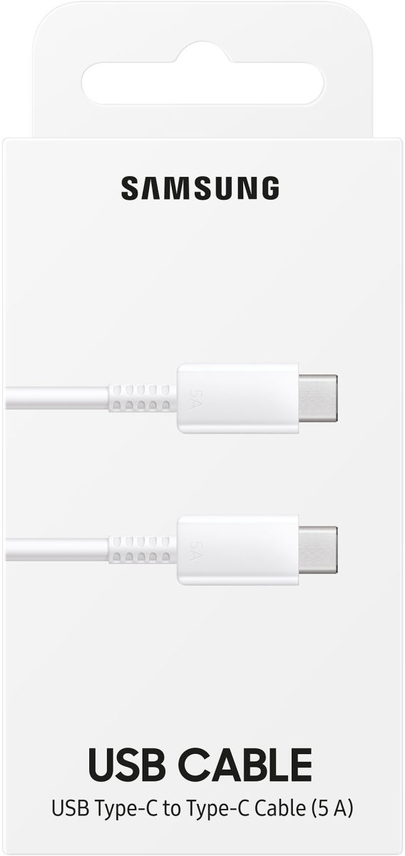 Originele Samsung USB-C naar USB-C Kabel 1 Meter 100W / 5A Wit afbeelding 4