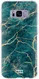 HappyCase Samsung Galaxy S8 Hoesje Flexibel TPU Aqua Marmer Print afbeelding 1