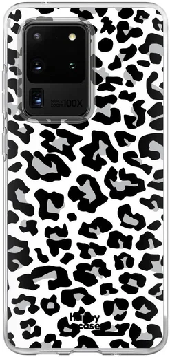 HappyCase Samsung Galaxy S20 Ultra Hoesje Flexibel TPU Panter Print afbeelding 1