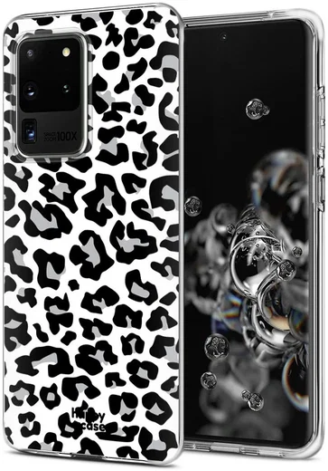 HappyCase Samsung Galaxy S20 Ultra Hoesje Flexibel TPU Panter Print afbeelding 2