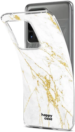 HappyCase Samsung Galaxy S20 Ultra Hoesje Flexibel TPU Wit Marmer afbeelding 8
