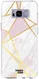 HappyCase Samsung Galaxy S8 Hoesje Flexibel TPU Roze Marmer Print afbeelding 1