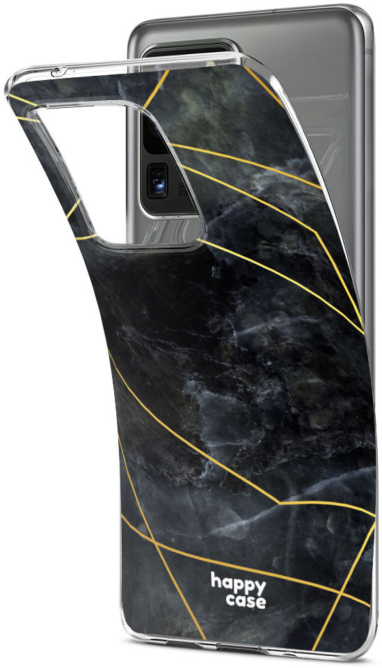 HappyCase Samsung Galaxy S20 Ultra Hoesje Flexibel TPU Zwart Marmer afbeelding 6