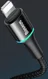Baseus Halo  Quick Charge Apple Lightning Kabel 1m Zwart afbeelding 11