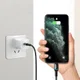 Baseus Halo  Quick Charge Apple Lightning Kabel 1m Zwart afbeelding 10