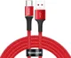 Baseus Halo Series Quick Charge USB-C Lichtgevende Kabel 2m Rood afbeelding 1