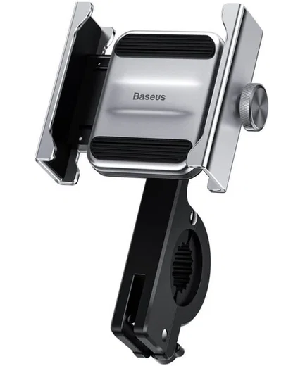 Baseus Knight Telefoonhouder Fiets/Motor/Scooter Stuur/Spiegel Zilver afbeelding 1