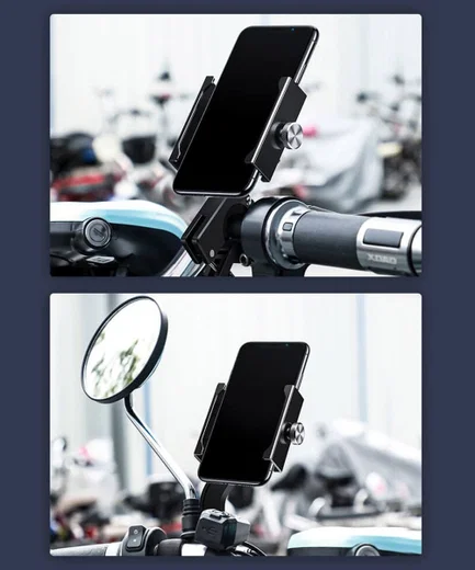 Baseus Knight Telefoonhouder Fiets/Motor/Scooter Stuur/Spiegel Zilver afbeelding 10