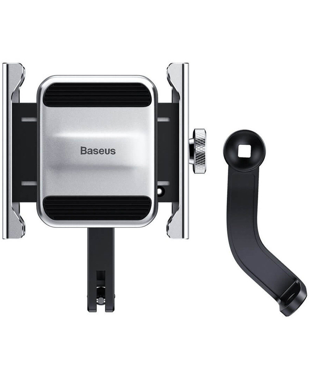 Baseus Knight Telefoonhouder Fiets/Motor/Scooter Stuur/Spiegel Zilver afbeelding 5