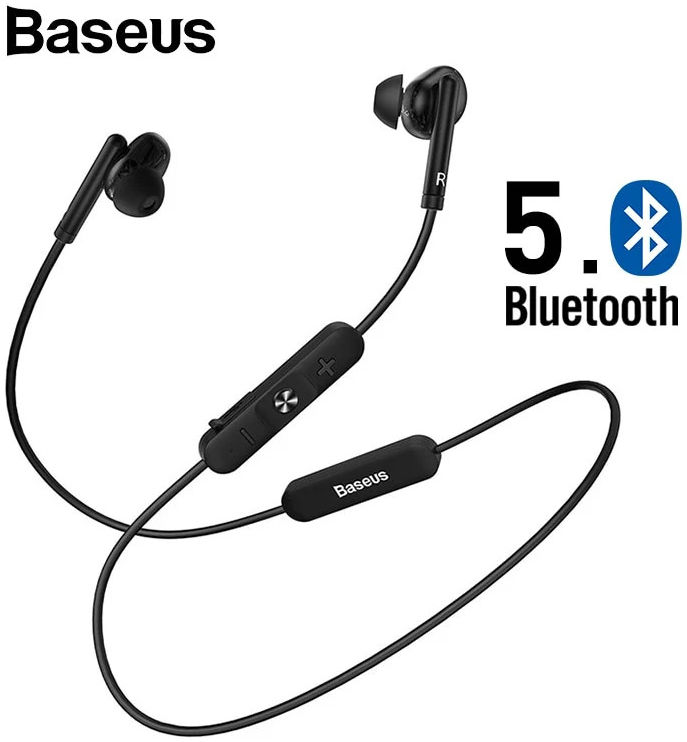 Baseus Encok S30 Draadloze Waterbestendige Headset Zwart afbeelding 1
