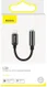 Baseus iP Lightning naar 3.5mm Jack Zwart afbeelding 4