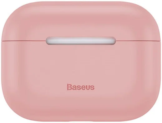 Baseus Ultradun Siliconen Apple AirPods Pro Hoesje Roze afbeelding 8