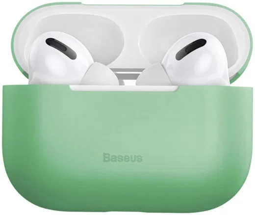 Baseus Ultradun Siliconen Apple AirPods Pro Hoesje Groen afbeelding 11
